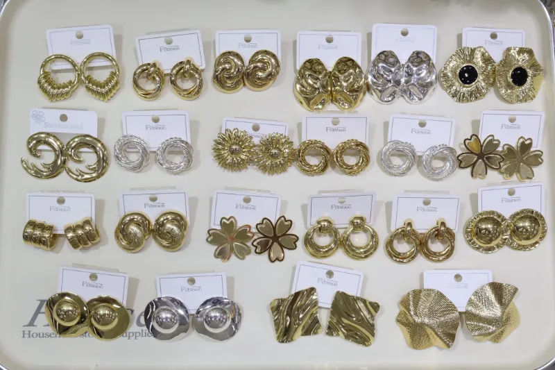 Colorful resin hoop earrings assortment for wholesale jewelry buyers
